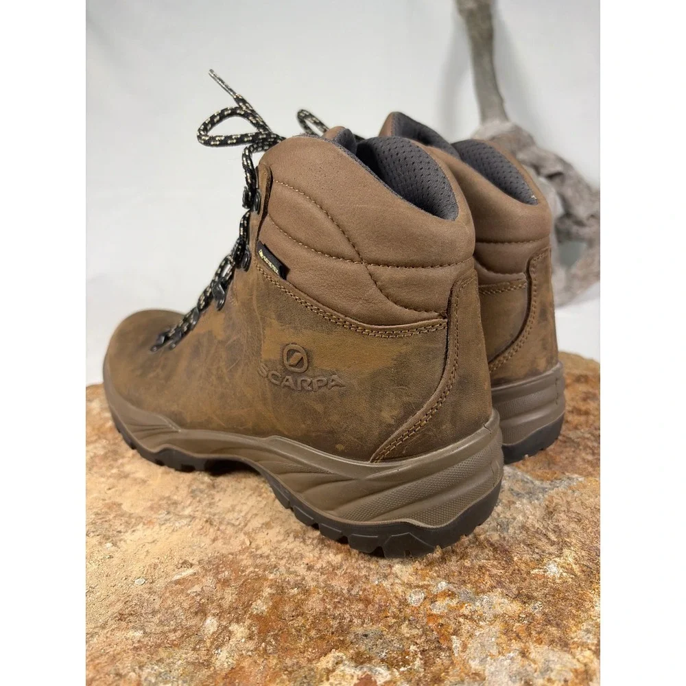 Scarpa Terra GTX Mens Brown Leather Waterproof Hiking Boots 30020-200.1 10.5